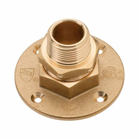 HOME IMPROVEMENT 0.75 in. Brass Termination Flange HO708802